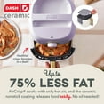 thumbnail image 4 of Dash Ceramic Tasti-Crisp Express Air Fryer 2.6QT (Assorted Colors), 4 of 6