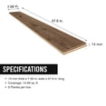 thumbnail image 13 of Select Surfaces Cambridge Waterproof AC5 Laminate Flooring 14 mm Thick 7.56 in. W x 47.60 in. L (14.99 sq. ft. / carton), 13 of 14