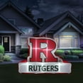 thumbnail image 3 of Logo Brands Rutgers Scarlet Knights Pre-Lit 7’x10’ Team Inflatable, 3 of 6