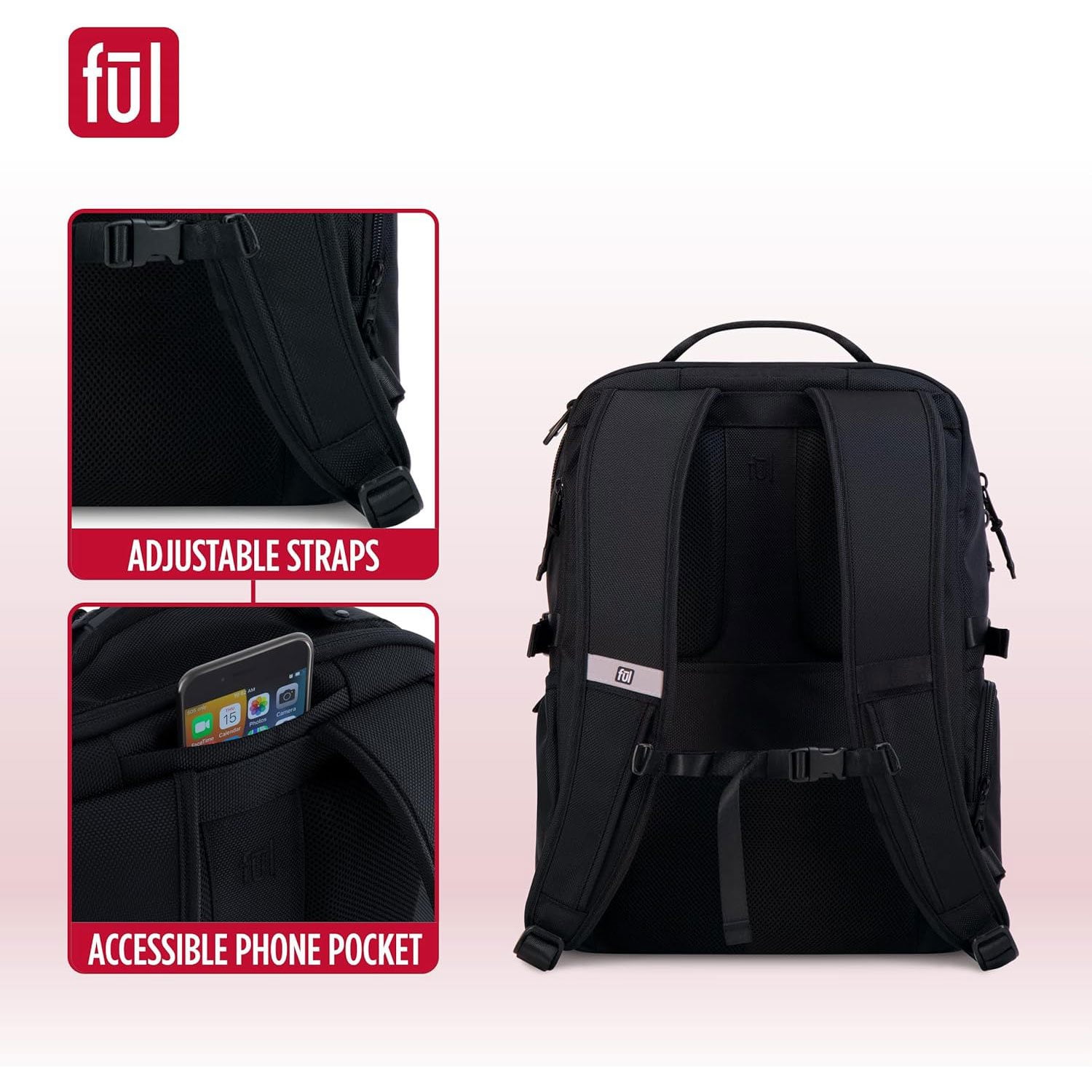 15.6 inch laptop backpack women's Arctic Hunter 15.6-inch Laptop Backpack Water Resistant Polyester Dayp main image 0