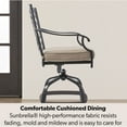 thumbnail image 4 of Member's Mark Hastings High Fire Dining Set with Sunbrella Fabric, 7pc, 4 of 5