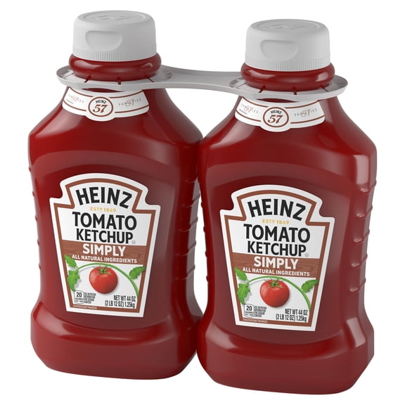 Heinz Simply Tomato Ketchup, 44 oz., 2 pk.