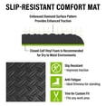 thumbnail image 5 of Apache Mills Diamond Deluxe SoftFoot Anti-fatigue Mat, Black, 3' x 5', 5 of 11
