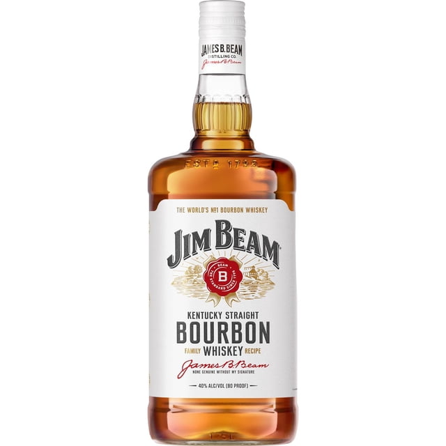 Jim Beam Bourbon Whiskey 1.75 L