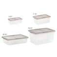 thumbnail image 9 of IRIS USA, Snap Top 17.2 Quart Plastic Storage Box with Gray Lid, 12” W x 17.5” L x 7” H, 8 Piece Set, 9 of 10