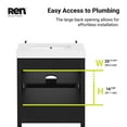 thumbnail image 8 of REN Selections Dario 30" W x 19" D Freestanding Bathroom Vanity with Sink, 8 of 15