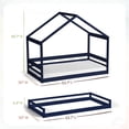 thumbnail image 6 of Little Seeds Trellis Toddler House Bed, Choose Color, 6 of 7