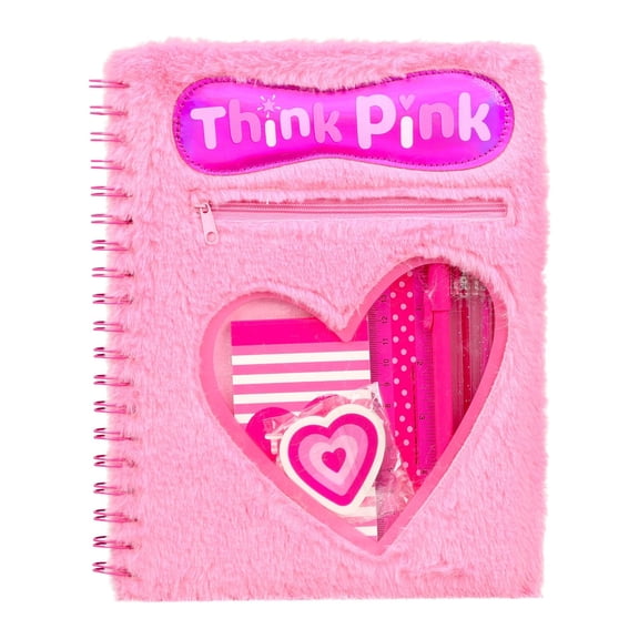 Think Pink Zipper Pouch by Holly Lansley, Art Kit