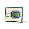 thumbnail image 1 of YouTheFan North Dakota State Bison 17"x13" 3D 5 Layer Stadium View Wall Art, 1 of 5