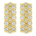 thumbnail image 1 of 0.96 CT. T.W. Round Cut J Hoop Diamond Earrings in 14K Gold, 1 of 5