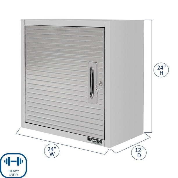 Seville Classics UltraHD 8-Piece Steel Garage Cabinet Storage Set