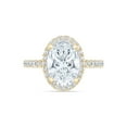 thumbnail image 6 of Lab Created Diamond Oval Cut Bridal Set, 3.60 C.T.W.T., 6 of 9