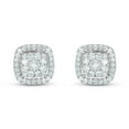 thumbnail image 5 of 1.20 CT. T.W. Cushion Shape Diamond Pendant and Earring Set in 14K Gold, 5 of 8