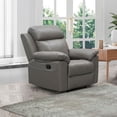 thumbnail image 9 of Manhattan 3-Piece Top-Grain Leather Reclining Set, 9 of 19
