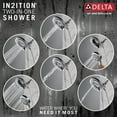 thumbnail image 3 of Delta Faucet In2ition 7-Setting Two-in-One Shower, 3 of 8