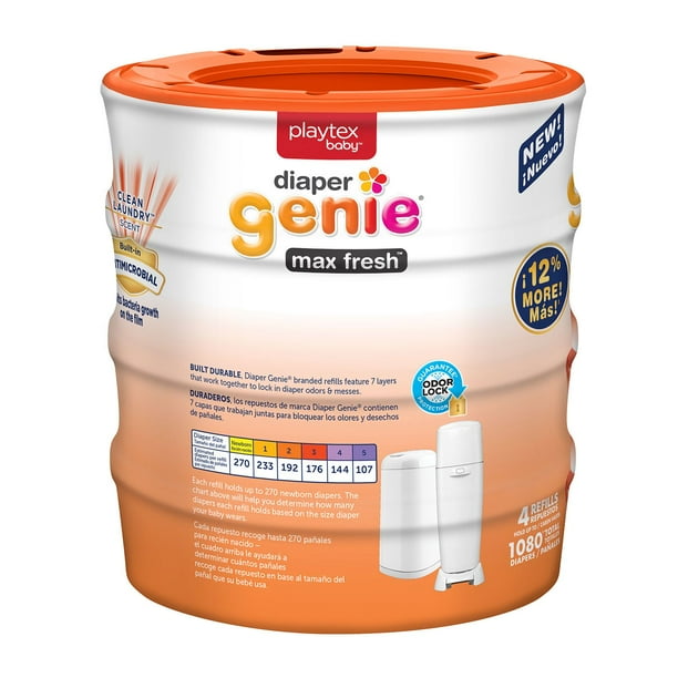 Playtex Diaper Genie Max Fresh, Refills