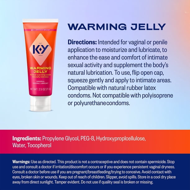 K-Y Lubricant Dual Pack, Ultragel 1 x 4.5 fl. oz. & Warming Jelly