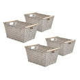 thumbnail interactive-video image 1 of Member's Mark Decorative Handwoven Storage Baskets, 17.25” L x 13” W x 9.65" H Set of 4, 1 of 7