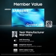 thumbnail image 2 of SAMSUNG 65” Class U8000H Series Crystal UHD 4K Vision AI Companion Smart Tizen TV, 2 of 17