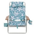 thumbnail image 2 of Member's Mark 5 Position Beach Chair with Wooden Armrest, 2 of 14