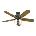 thumbnail image 6 of Hunter 52" Amberlin Indoor Ceiling Fan with LED Light and Pull Chain, 6 of 10