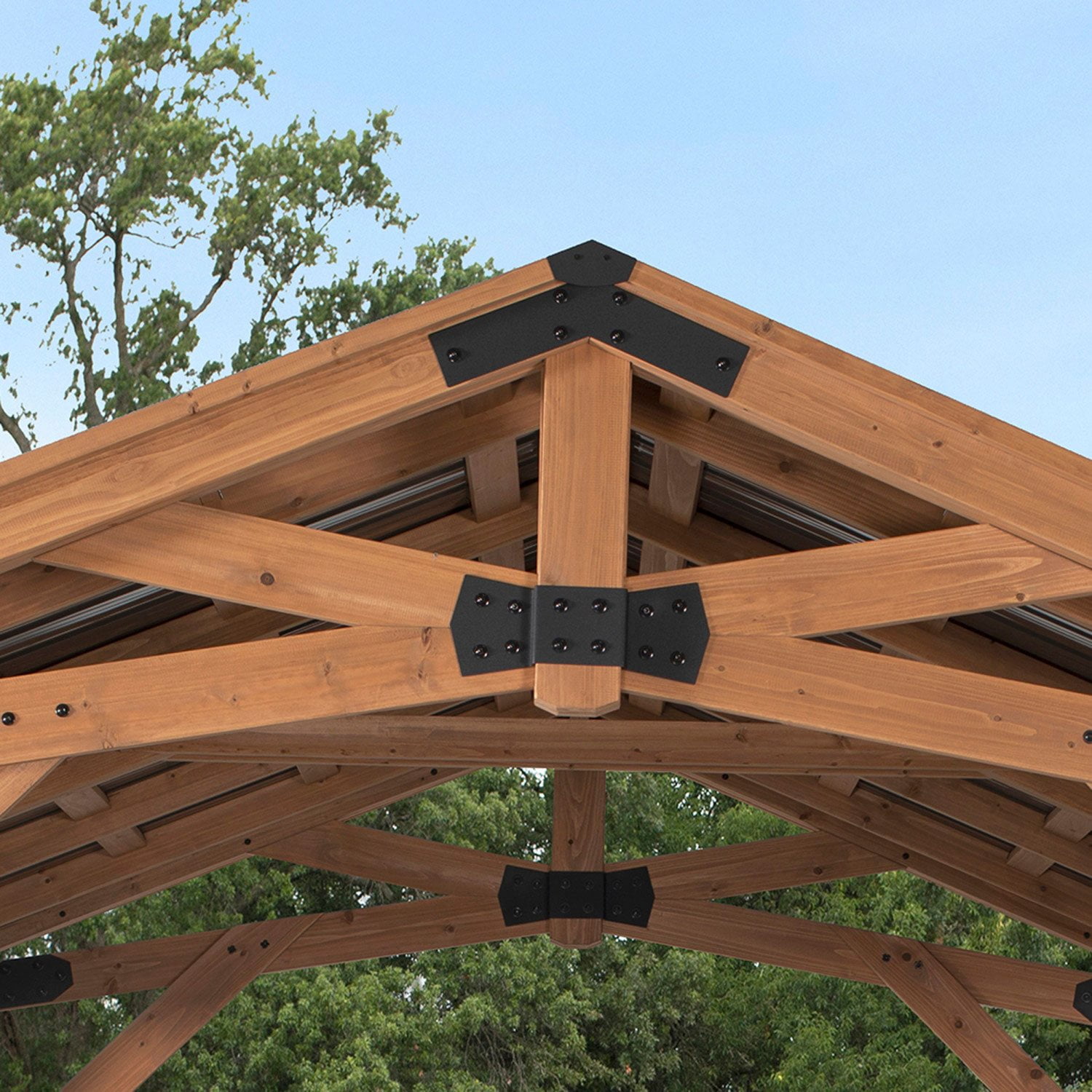 Backyard Discovery Norwood Cedar Gazebo - Thumbnail 4