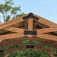 thumbnail image 7 of Backyard Discovery Norwood Cedar Gazebo with PowerPort, Choose Size, 7 of 10