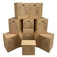 thumbnail image 1 of UBMOVE Pack of 10 Premium Large Corrugated Boxes with Handles, 18" x 18" x 24", 1 of 4