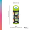 thumbnail image 5 of Zak Designs 14oz Double Wall Stainless Steel Siply Clutch Water Bottle, 2-Pack, 5 of 7