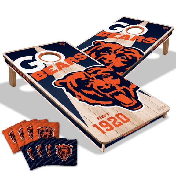 YouTheFan Chicago Bears 2'x4' Cornhole Board Set