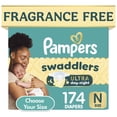 thumbnail image 1 of Pampers Swaddlers Ultra Diapers, Sizes Newborn-8, 1 of 14