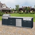 thumbnail image 1 of THOR Kitchen 4-Piece Outdoor Oakland Gray Kitchen Suite w/ Cover, 1 of 12