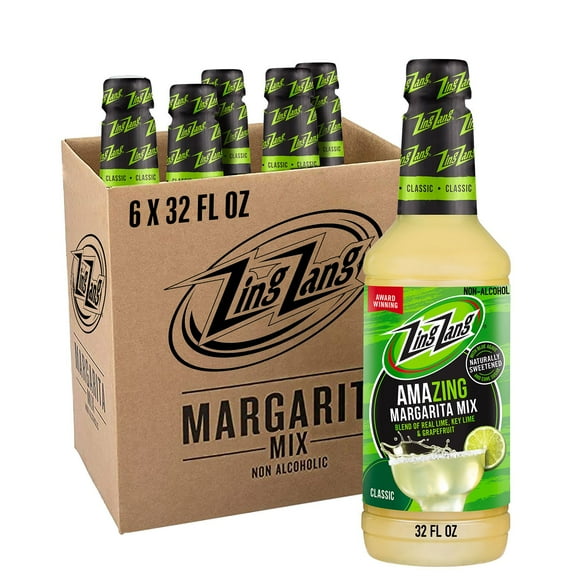 Zing Zang Margarita Mix, 32 fl. oz. bottle, 6 pk.