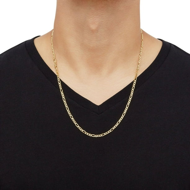 アクセサリー 14K Gold Figaro Chain BELIEVER JEWELRY Figaro Chain Necklace in 14K Gold - Samsclub.com