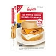 thumbnail image 1 of Raybern's Egg White and Chicken Breakfast Sandwich, Frozen, 6 ct., 1 of 5