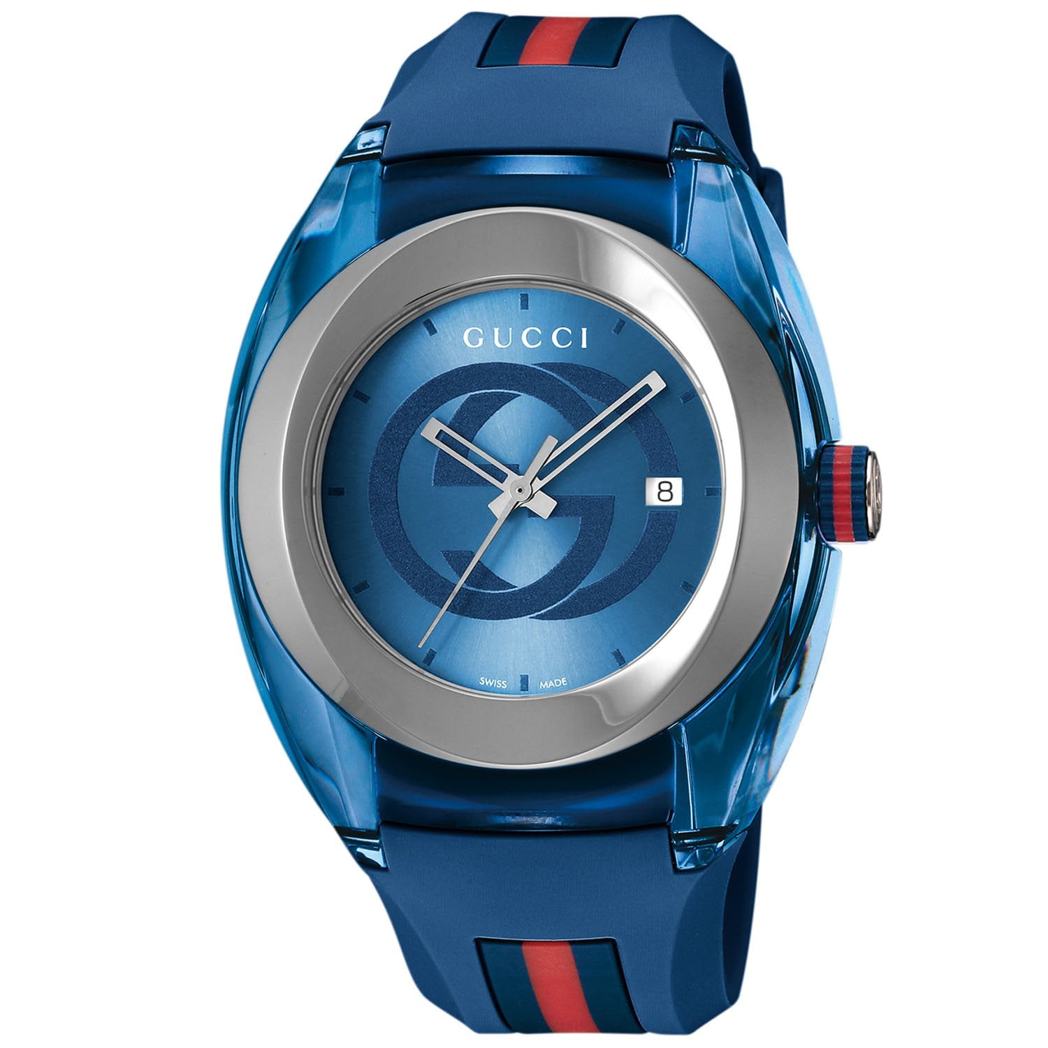 ジャンク品 修理可 GUCCI SYNC large Gucci Sync Quartz Rubber Watch, 45mm - Samsclub.com