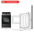 thumbnail image 5 of LG 7.3 cu. ft.  Electric Dryer with AI Sensing, 5 of 10