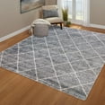 thumbnail image 1 of Lenox Shag Rug in Marrah Gray, Assorted Sizes, 1 of 6