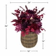thumbnail image 6 of Artificial 36" Fall Baskets in Round Baskets, Assorted Colors, 6 of 6