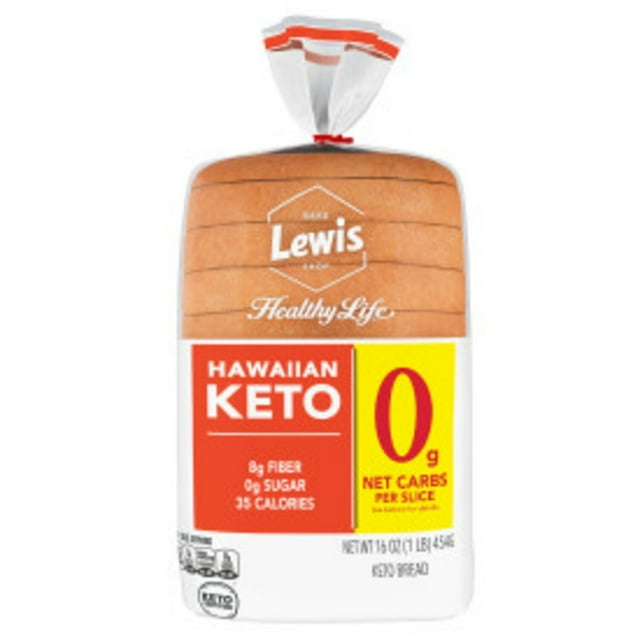 Lewis Bake Shop Healthy Life Hawaiian Keto Bread, 16 oz.
