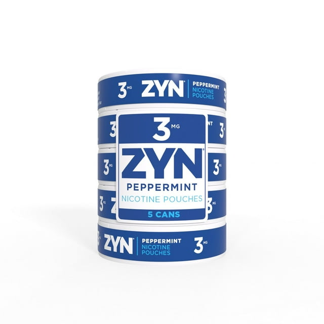 ZYN Oral Tobacco, Peppermint, 3 mg, 15 ct., 5 pk.