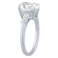 thumbnail image 2 of Lab Created 2.23 CT. T.W. Oval & Baguette Cut Lab Created Diamond Ring in 18K Gold, 2 of 9