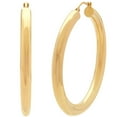 thumbnail image 1 of 14K Yellow Gold Round Hoop Earrings-5x50MM, 1 of 7