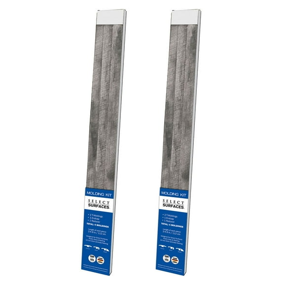 Select Surfaces Rustic Gray Molding Kit 2 pk.