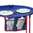 thumbnail image 3 of NFL 27.6" Round Tailgate Table with Shelf, 3 of 5