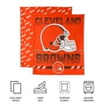 thumbnail image 6 of Logo Brands Cleveland Browns 60"x70" Super Plush Blanket, 6 of 7