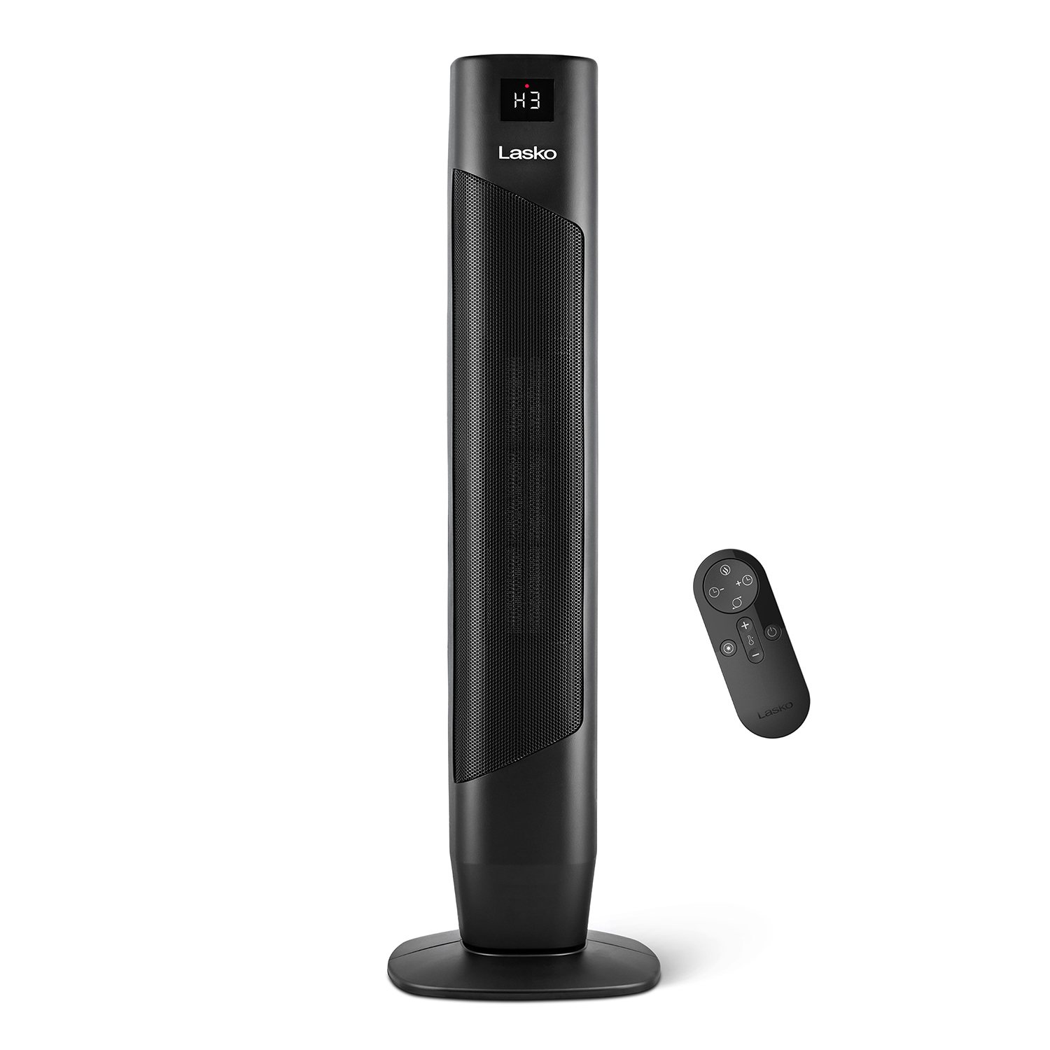 Lasko CT30796 Ultra Ceramic Tower Heater | 1500W Indoor Space Heater With Remote, Oscillation, 8-Hour Timer