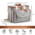 thumbnail image 3 of Fit & Fresh The Foundry Deluxe 25-Piece Picnic Cooler Set (Assorted Colors), 3 of 10