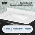 thumbnail image 2 of REN Selections Dario 30" W x 19" D Freestanding Bathroom Vanity with Sink, 2 of 15
