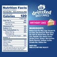 thumbnail image 3 of Like Air Drizzled Rice Cakes, Birthday Cake, 9 oz., 3 of 4